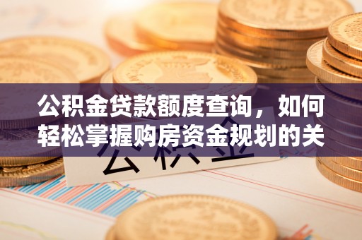 皮山公积金贷款额度查询，如何轻松掌握购房资金规划的关键