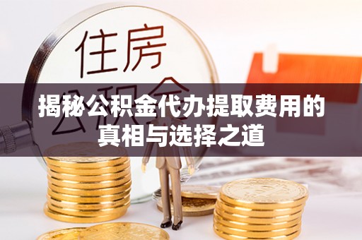皮山揭秘公积金代办提取费用的真相与选择之道
