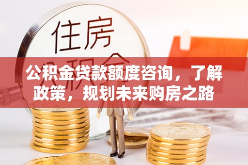 皮山公积金贷款额度咨询，了解政策，规划未来购房之路