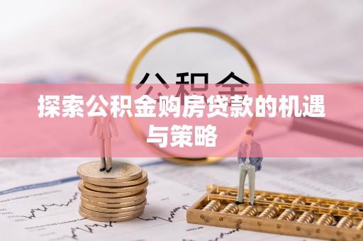 皮山探索公积金购房贷款的机遇与策略